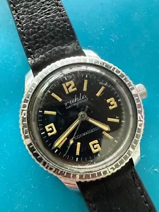 Vintage Ruhla Skin Diver Watch 36mm Explorer - 18mm JP Champion Strap Germany - Picture 1 of 17