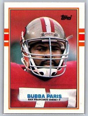 1989 Topps #22 Bubba Paris RC San Francisco 49ers - Image 1 of 2