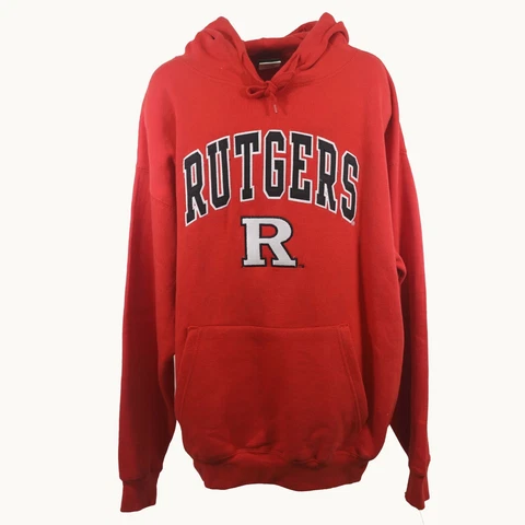 Rutgers Scarlet Knights Official NCAA Apparel Adult Size Hooded Sweatshirt New Cover