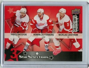  2009-10 Collector's Choice #211 Henrik Zetterberg/Nicklas Lidstrom/Pavel Datsyu - Bild 1 von 2