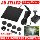Solar Pond Pump Garden Outdoor Pool Water Fountain Waterfall Feature Solar Panel
