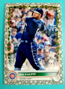 2022 TOPPS HOLIDAY BASEBALL *** Ian Happ: Metallic Snowflake *** #HW89 - Picture 1 of 2