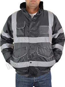Giacca/cappotto bomber impermeabile uomo HI-Vis alta visibilità S-6XL - Foto 1 di 4