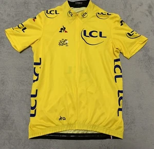 Camiseta de ciclismo Le Coq Sportif Tour De France 2017 amarilla para hombre talla mediana - Imagen 1 de 16