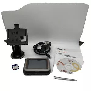 Mio DigiWalker C220 Portable Car Navigation System with GPS And Extras - Picture 1 of 6