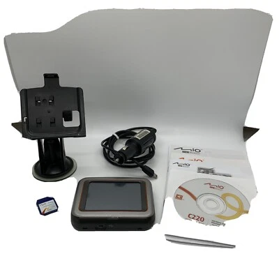 Mio DigiWalker C220 Portable Car Navigation System with GPS And Extras - Image 1 of 4