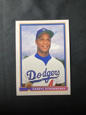 1991 Bowman - #609 Darryl Strawberry EX-NM - Image 1 of 4