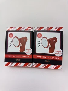 Set of 2 Mini Voice Changer Ready to Give Prewrapped Fun Christmas gift - Picture 1 of 2