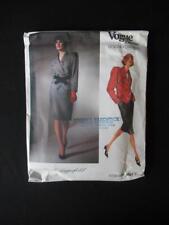 Vtg Vogue Patterns Karl Lagerfeld Sewing Pattern 1747 Women's Sz 8 Jacket Skirt