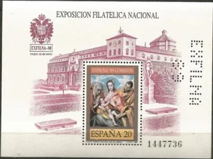 Spain Edifil # 3012 ** MNH EXFILNA 89 Drilling Rare - Picture 1 of 1