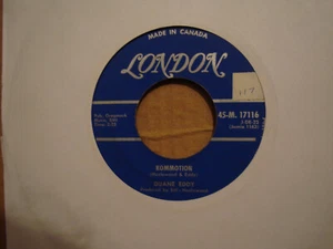 DUANE EDDY, KOMMOTION, LONDON RECORDS CANADA 1960 - Picture 1 of 2