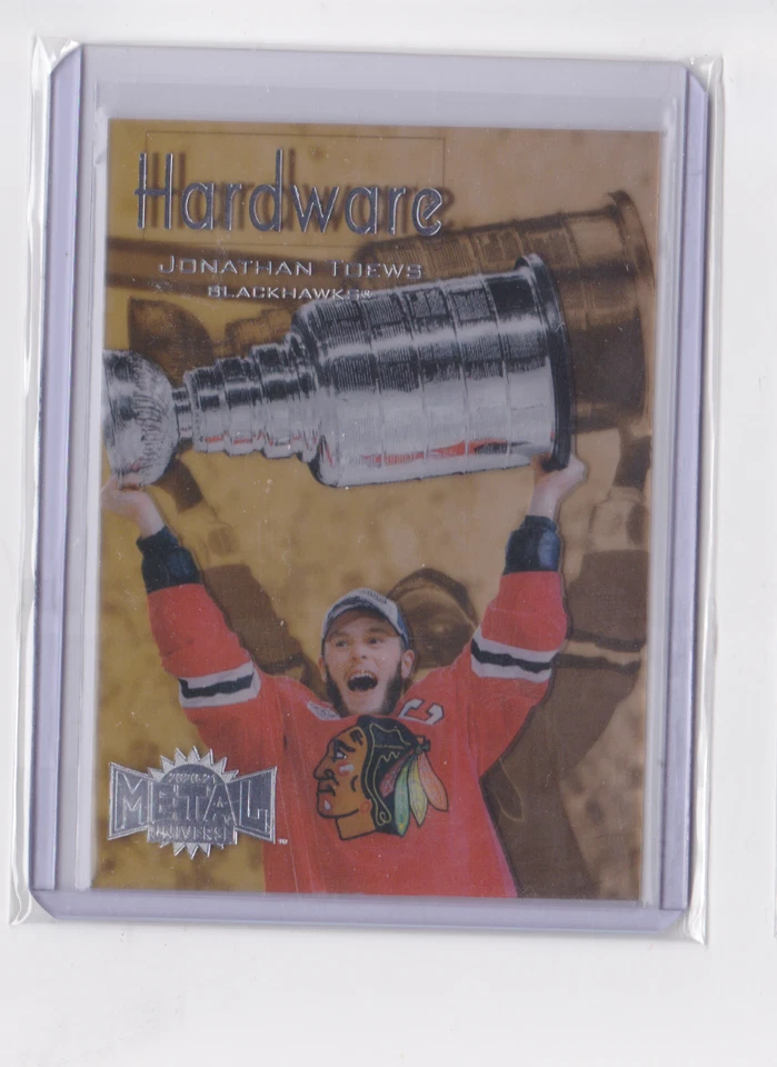 2020-21 NHL METAL UNIVERSE HARDWARE INSERT JONATHAN TOEWS #CH-14 BLACKHAWKS - Image 1 of 2