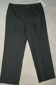NWT Womens LE SUIT Size 12 Gray Heather STRETCH COTTON DRESS PANTS Leg31 AtWaist - Picture 1 of 6