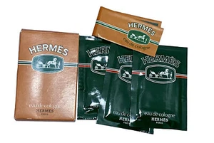 HERMES for PAN AM Airline Set Of 3 Eau De Cologne Fragrance Pochettes - Picture 1 of 4