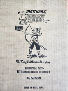 Vint. Matchbox Fighting Furies The Kung Fu Warrior Adventure SIN ABRIR In Sears NUEVO - Imagen 1 de 2