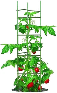 Tomato Cage 5Ft 6-Pack Large Tall Tomato Cages Tomato Stakes Plants Supports Gar - Picture 1 of 9