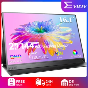 Moniteur Portable 16,1 Pouces Portable Mobile IPS Écran 144Hz 2560x1440 HDR - Photo 1/20