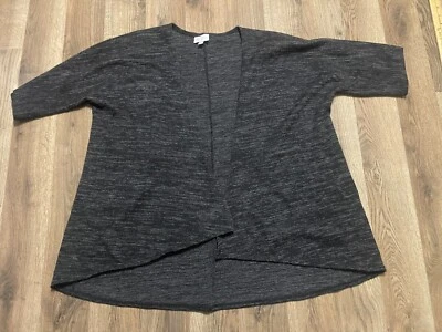Suéter LuLaRoe, Para Mujer Talla 3, Negro, Cárdigan Abierto, Manga Larga Foto 1 de 4
