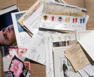 Paquete efímero diario chatarra papel manualidades collage lote de 50 piezas (L5) - Imagen 1 de 5