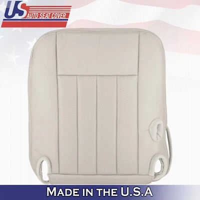 2003 - 2005 For Lincoln Town Car Signature Driver Bottom Leather Seat Cover Tan - Image 1 of 4