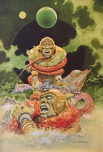 BILAL SABIK D'OPHIUCHIUS RARE AFFICHE OPTA 1974 LA PREMIÈRE AFFICHE DE BILAL - Bild 1 von 9
