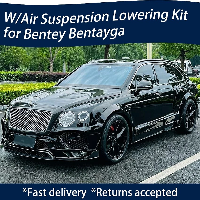 💥Para Bentley Bentayga Kit Módulo Suspensión Eslabones Bajantes Altura Ajustable Foto 1 de 3