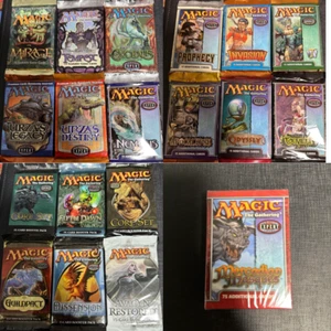 MTG Sealed Booster and Tournament Pack Lot Of 19 Packs English Unopened Rare - Picture 1 of 5