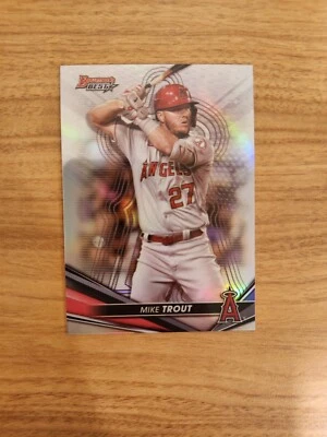 2022 Bowman's Best Refractor Mike Trout - Image 1 of 2