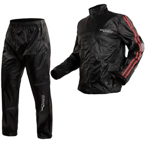 Wasserdichte Hose Regensich Hoher Motorrad Jacke Sichtbarkeit Scooter Rot A-PRO - Bild 1 von 13
