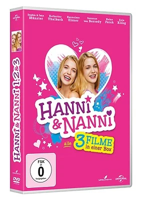 HANNI UND NANNI 1-3 3 DVD (Sophia Münster, Jana Münster, Hannelore Elsner) NEU  - Bild 1 von 2