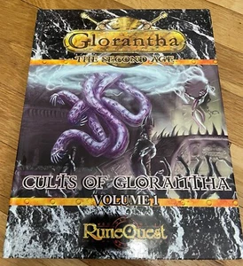 Runequest The Second Age The Cults of Glorantha Volume 1 HC - Picture 1 of 4