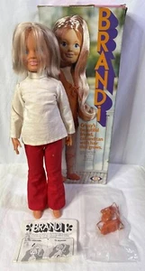 De colección 1971 Ideal "Brandi"/Caja/Camisa/Zapatos/Pantalones/Pelo sedoso - Imagen 1 de 21