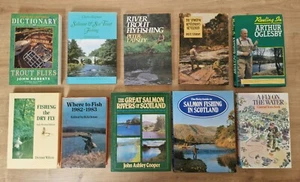 ANGLING FLY FISHING JOB LOT 10 HARBACKS GREAT SALMON RIVERS OF SCOTLAND ETC - Foto 1 di 3