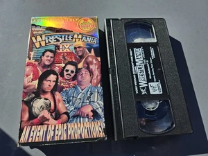 WWF WRESTLEMANIA IX VHS TAPE WITH BOX WRESTLING EVENT PPV COLISEUM VIDEO OOP 9 - Foto 1 di 2