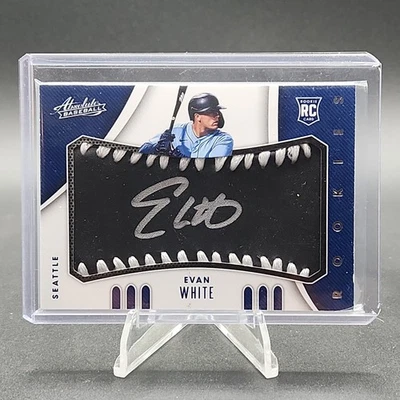 2021 Panini Absolute Evan White RPA RC Rookie Baseball Patch AUTO 60/99 - Image 1 of 2