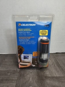 Celestron Deluxe Hand Digital Mikroskop Modell 44302-A USB LED Beleuchtung - Bild 1 von 3