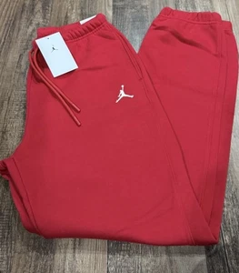 Neu mit Etikett Nike XS Air Jordan Brooklyn Fleece-Jogginghose Jogginghose für Damen rot FV7077 - Bild 1 von 3