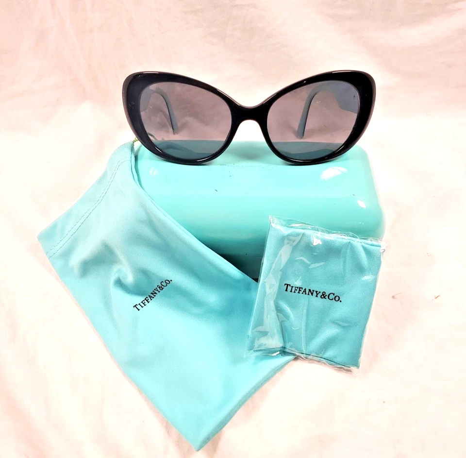 Tiffany & Co Splash 4153 8001/9S Havana on Blue Brown Sunglasses TF4153 - Image 1 of 4