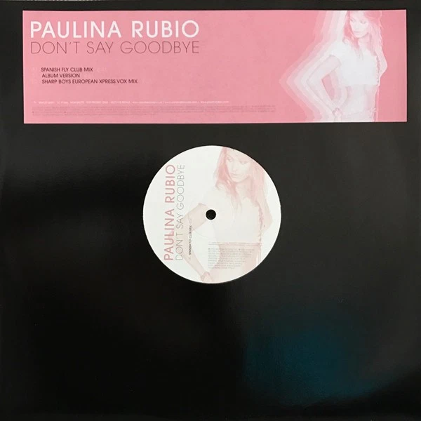 Paulina Rubio - Don't Say Goodbye, 12", (Vinyl) Foto 1 de 1