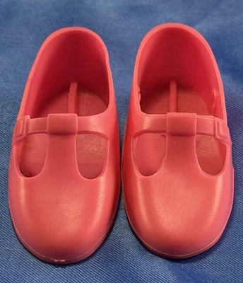 Ideal Crissy Family Dolls ROSA OSCURO CORREA EN T HEBILLA ZAPATOS SE ADAPTA Terciopelo Mia Dina #2 Foto 1 de 4