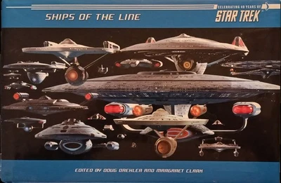 Star Trek Ships of the Line by Doug Drexler Pocket Books Hardcover 2006 New Mint - Image 1 of 4