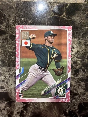 2021 Topps Daulton Jefferies Cherry Blossoms Japan Edition Rc 98/99 - Image 1 of 2
