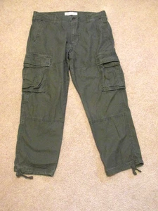 Old Navy Workwear ‘94 Cargo Utility Pants Army Green Mens 36 Streetwear Gorpcore - Picture 1 of 9