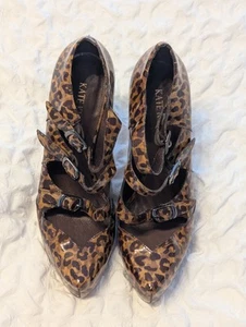 Kate Kuba Ladies Leopard Stiletto Shoes Size UK 5 - Picture 1 of 7