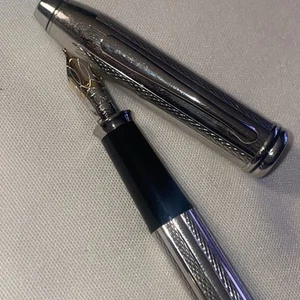 Cross Fountain Pen Townsend palladium fininish - Picture 1 of 11