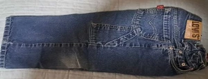 1 Pair Boys Levis Size 5 Carpenter Work Wear Jeans Adjustable Waist Pre-Owned  - Picture 1 of 11