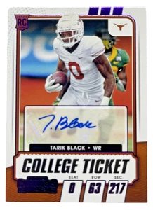 2021 Panini Contenders Draft Picks #137 Tarik Black AUTO - Picture 1 of 2