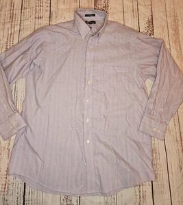 Chaps faltenfreies Oxford Hemd Herren L 16-16,5 32/33 lila gestreift - Bild 1 von 8