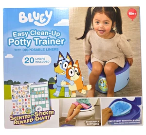 Bluey Potty Trainer Easy Clean-Up 3-in-1 with 20 Disposable Liner Bags - Picture 1 of 12