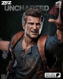 Nathan Drake Uncharted 3D Printed figure, Unpainted Treasure Hunter Model Kit - Picture 1 of 8